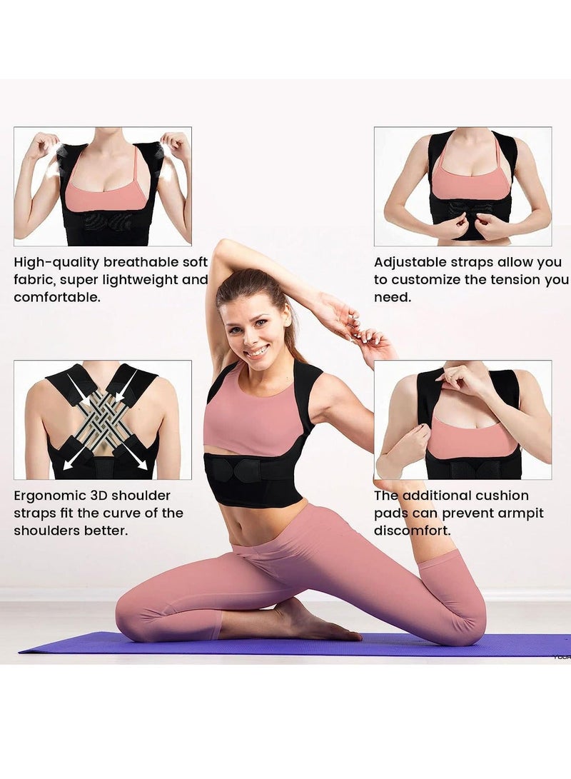 Back Brace And Posture Corrector Support Correction Of Scoliosis Hunchback Used To Improve X-Large Waist 27-33 Inch
