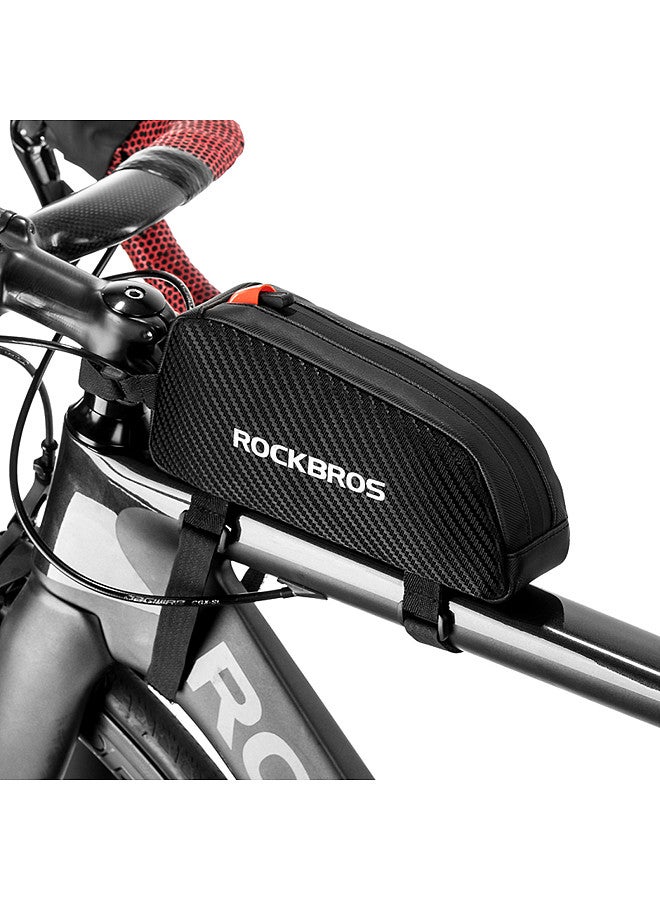Waterproof Bike Bag Front Frame Top Tube Bicycle Pouch Large Capacity Cycling Front Storage Bag for Road Bike MTB Mountain Bike