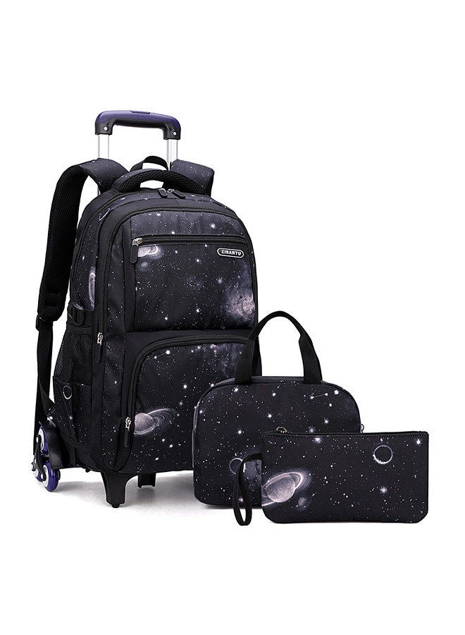 Kids Rolling Backpack for Boys Girls Luggage Wheeled Backpack Trolley School Bag Bookbag