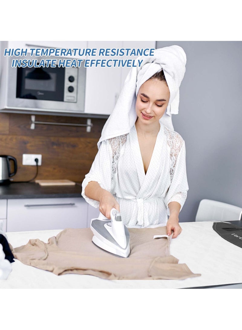 Over The Door Vertical Steam Board Press Pad, Helps Protect Surfaces While Garment Steaming, Heat Resistant Clothing Care Steam Pad for Handheld Steamer