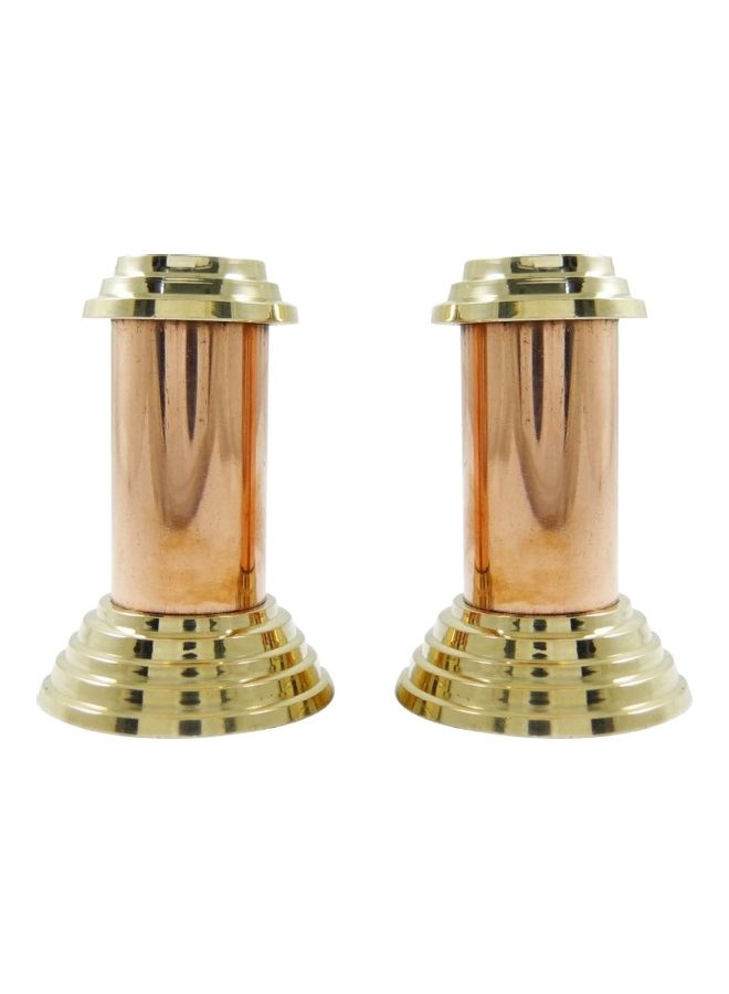 Divine Copper Salt And Pepper Shaker Set Gold/Pink
