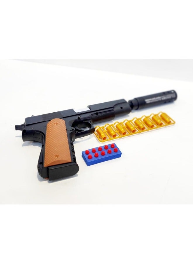 Soft Bullet Gun Shell Ejection Soft Bullet Toy Gun Foam Blaster Soft Bullet Play Gun Toys for Kids.