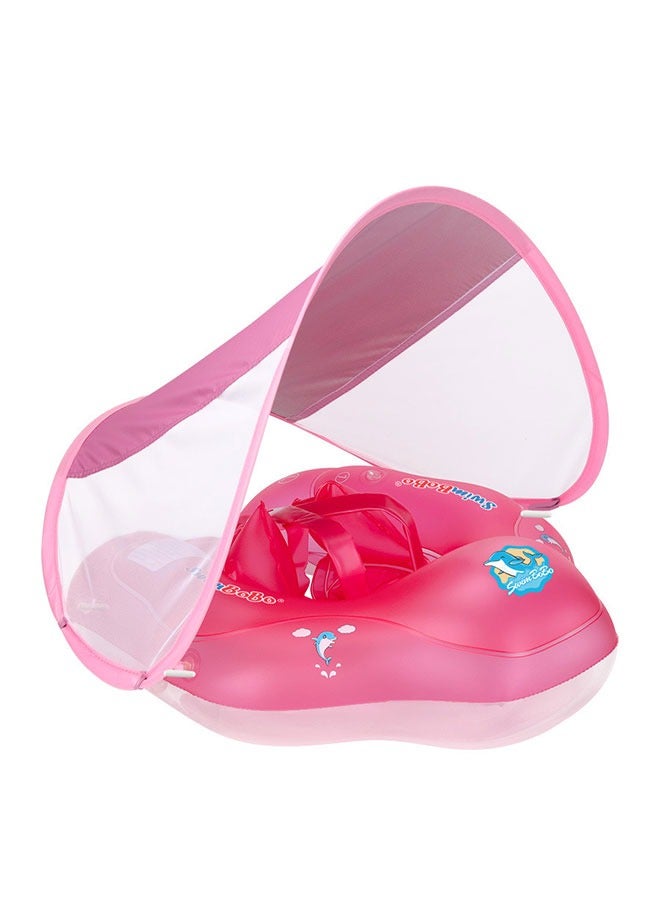 Baby Swim Float with Detachable Sunshade Canopy and Safe Seat