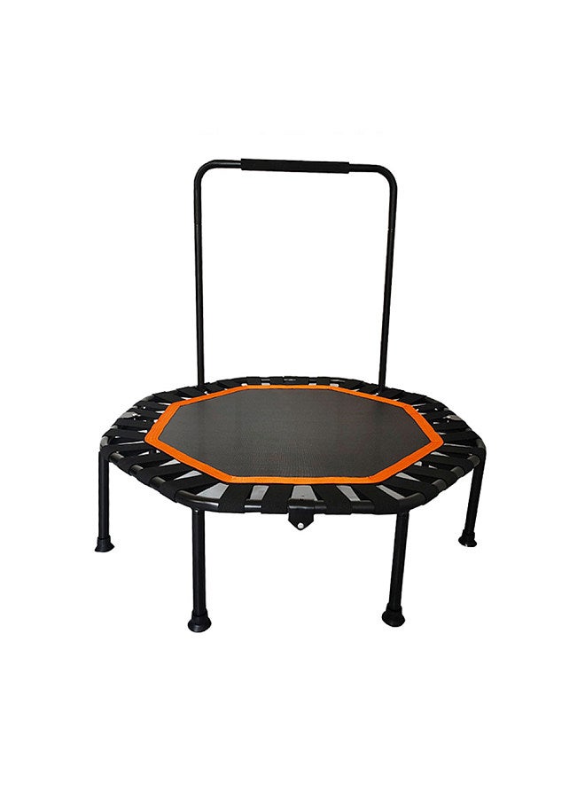 Mini Trampoline for Adults Fitness Foldable 42-In Octagonal Silent Safe and Stable Slingshots for Adults Heavy Duty Double Handles for Weight Loss and Slimming Small Indoor Trampoline