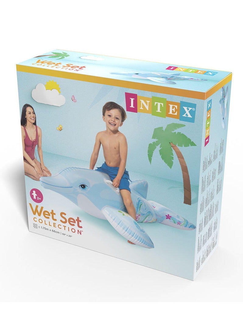 Lil' Dolphin Ride-On Inflatable Pool Float