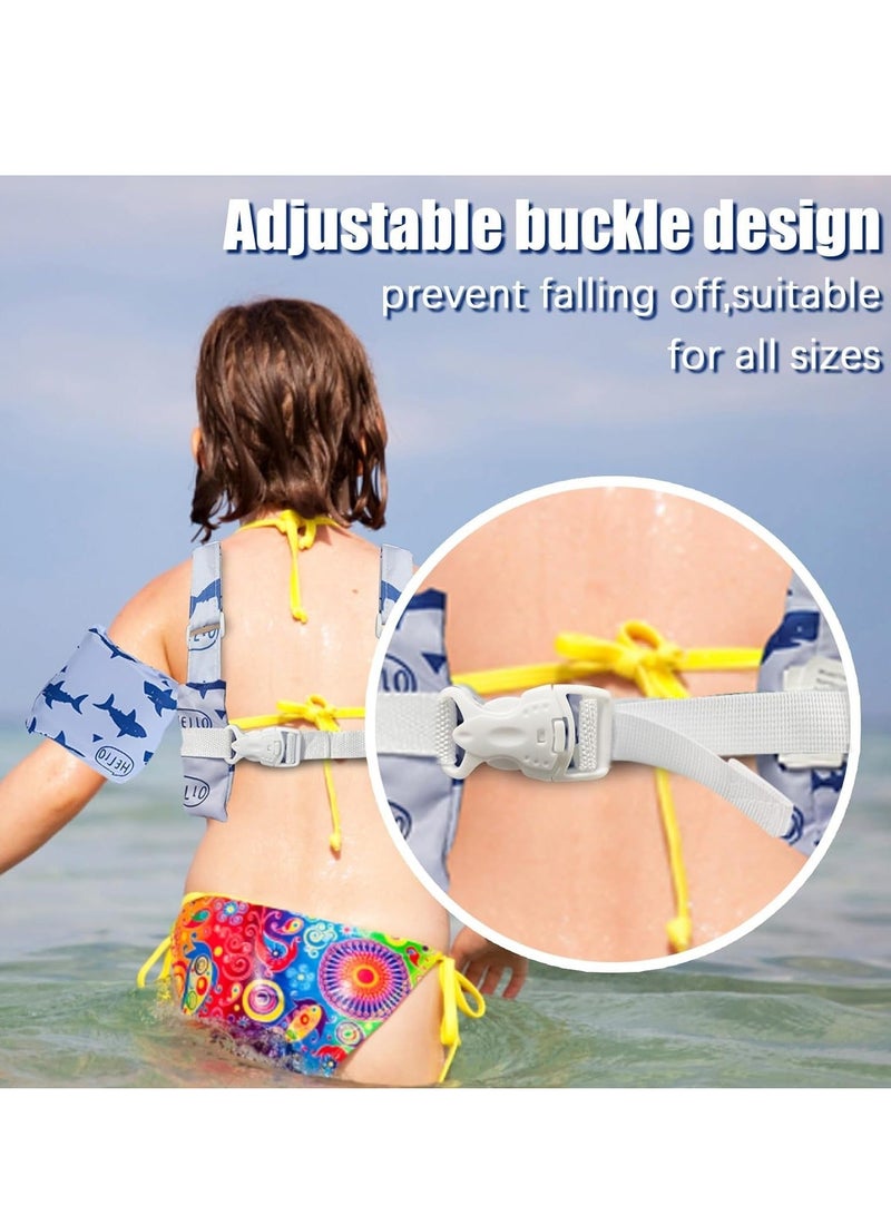 Swimming Arm bands Float Vest Floaties Learn Swiming Training to Swim  Water Wings for Boys and Girls