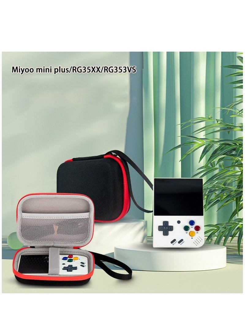 Hard Case for Miyoo Mini Plus Handheld Game Console, Storge Bag for Miyoo Mini Plus, Case Only, Interior White