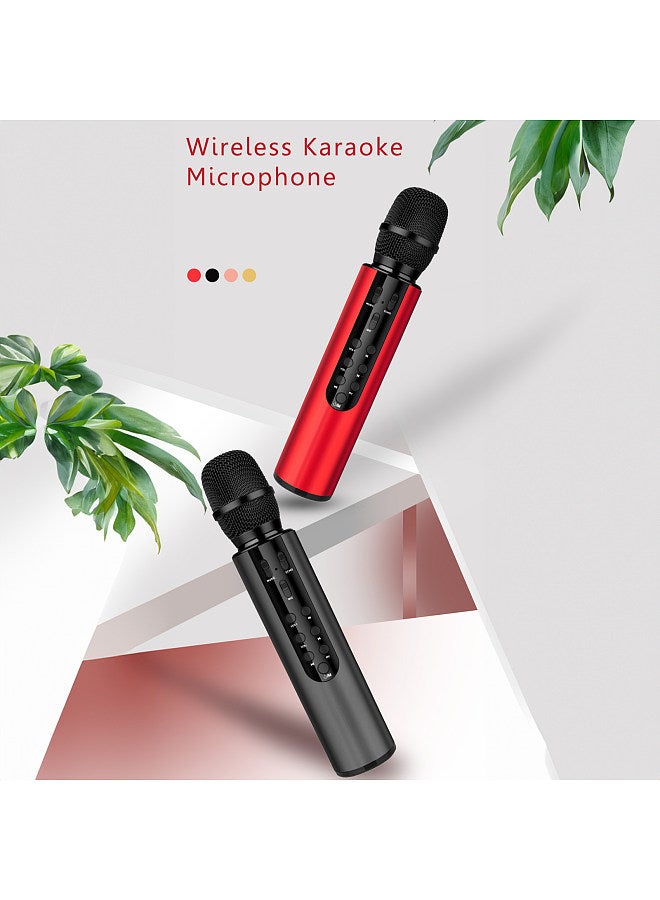 Handheld BT Microphones Kids Karaoke Microphone Home KTV Player for Home Party