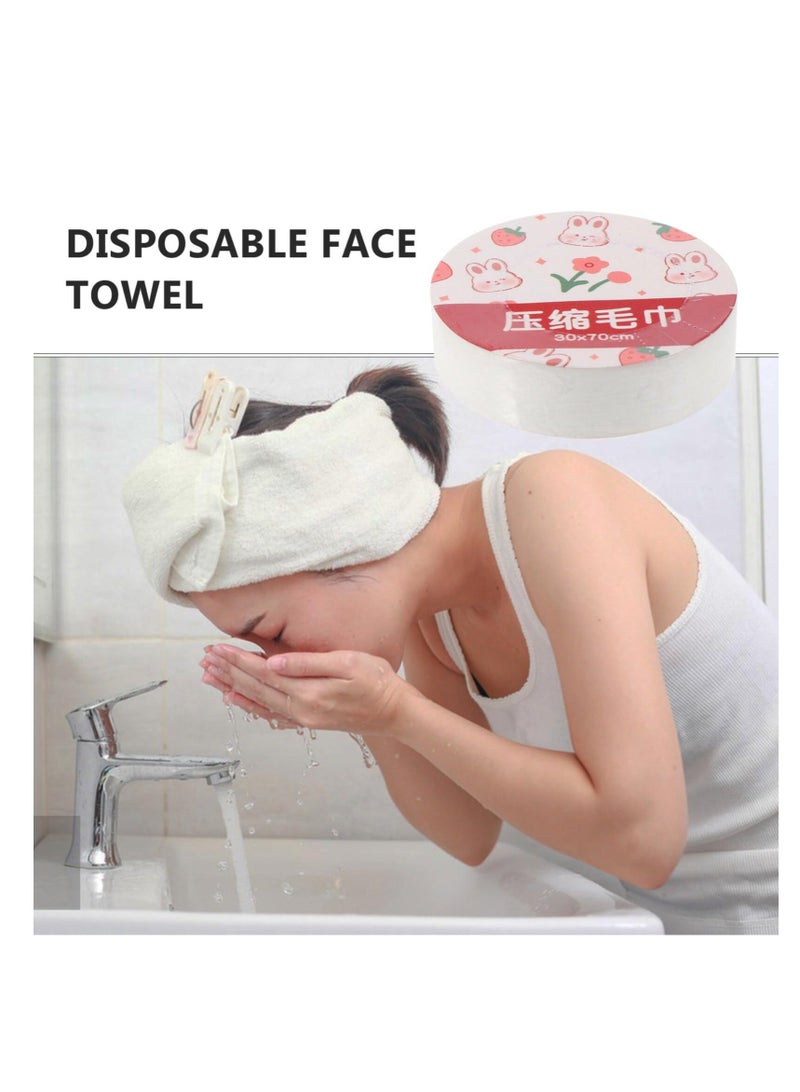 10pcs Disposable Compressed Face Towels, Disposable Portable Face Towel Coin Tissue, Soft Compressed Face Wipes for Travel, Camping, Hiking, Sport, Beauty Salon, Hand Wipes