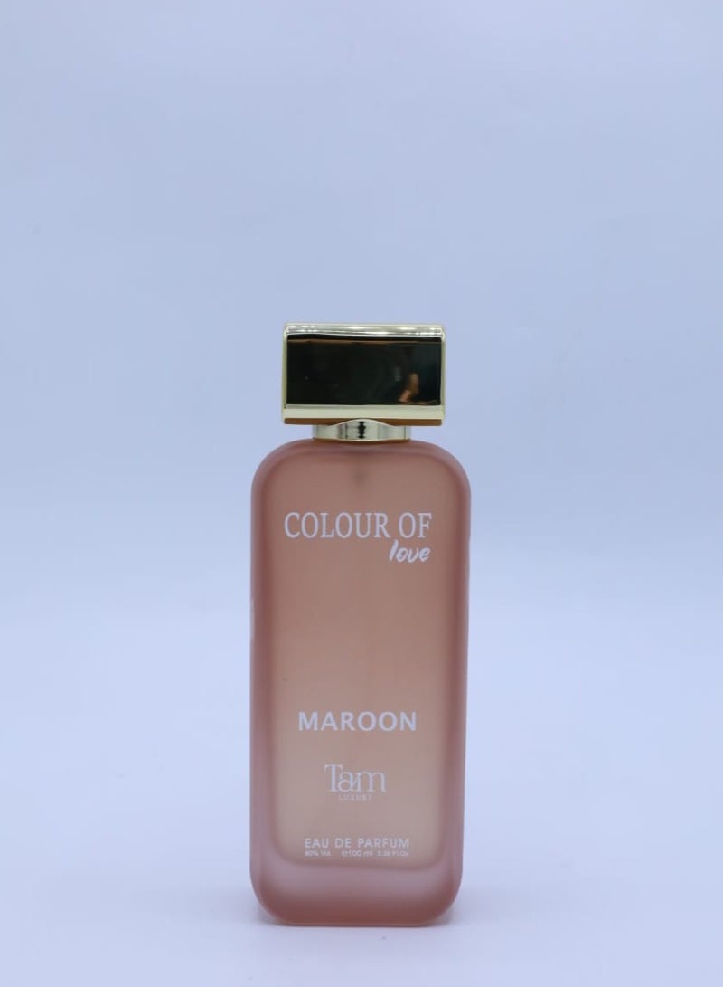 COLOUR OF LOVE MAROON EAU DE PARFUM 100ML