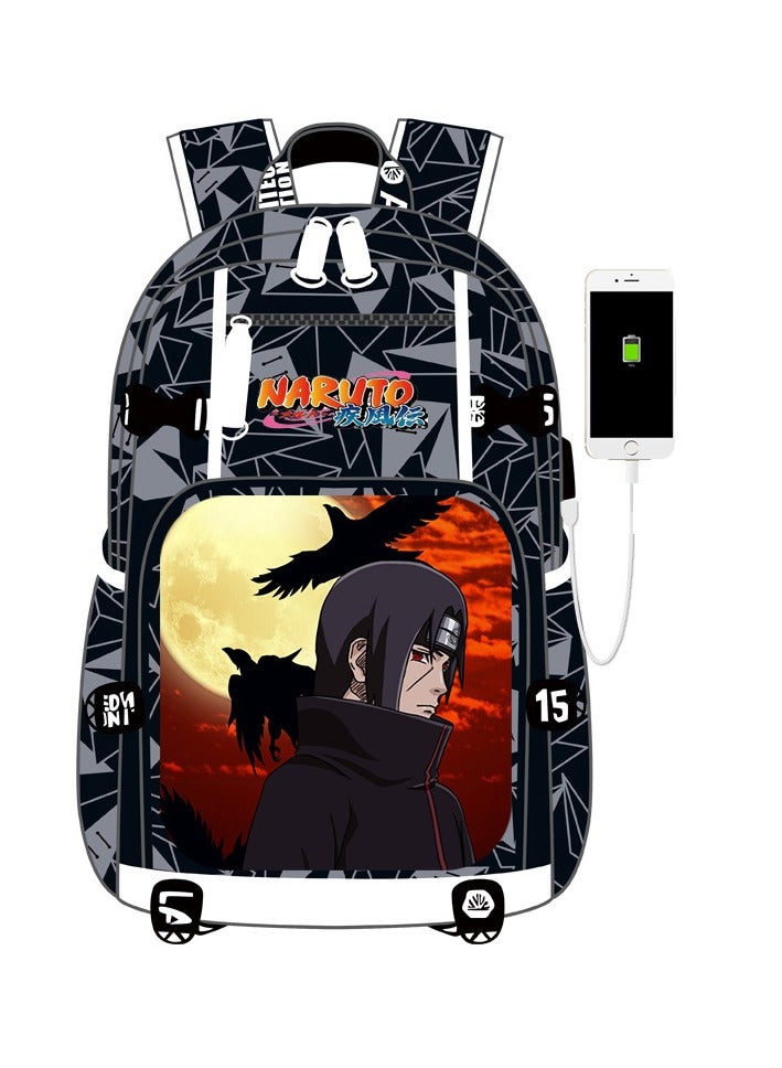 Naruto Schoolbag Anime Peripheral High School Junior High School Student Backpack Male