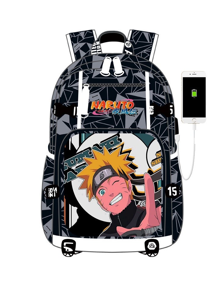 Naruto Schoolbag Anime Peripheral High School Junior High School Student Backpack Male