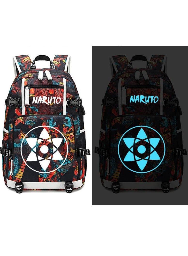Anime Naruto Ocean School Backpacks For Male And Female Students Kakashi