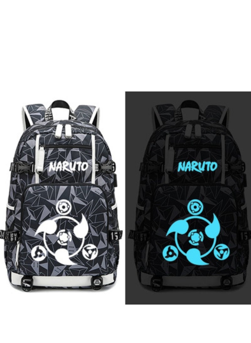 Anime Naruto Ocean School Backpacks For Male And Female Students Kakashi