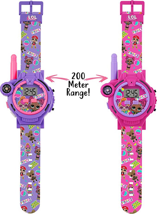 Girl's Digital Round Shape Silicone Wrist Watch LOL40282 - 55 Mm