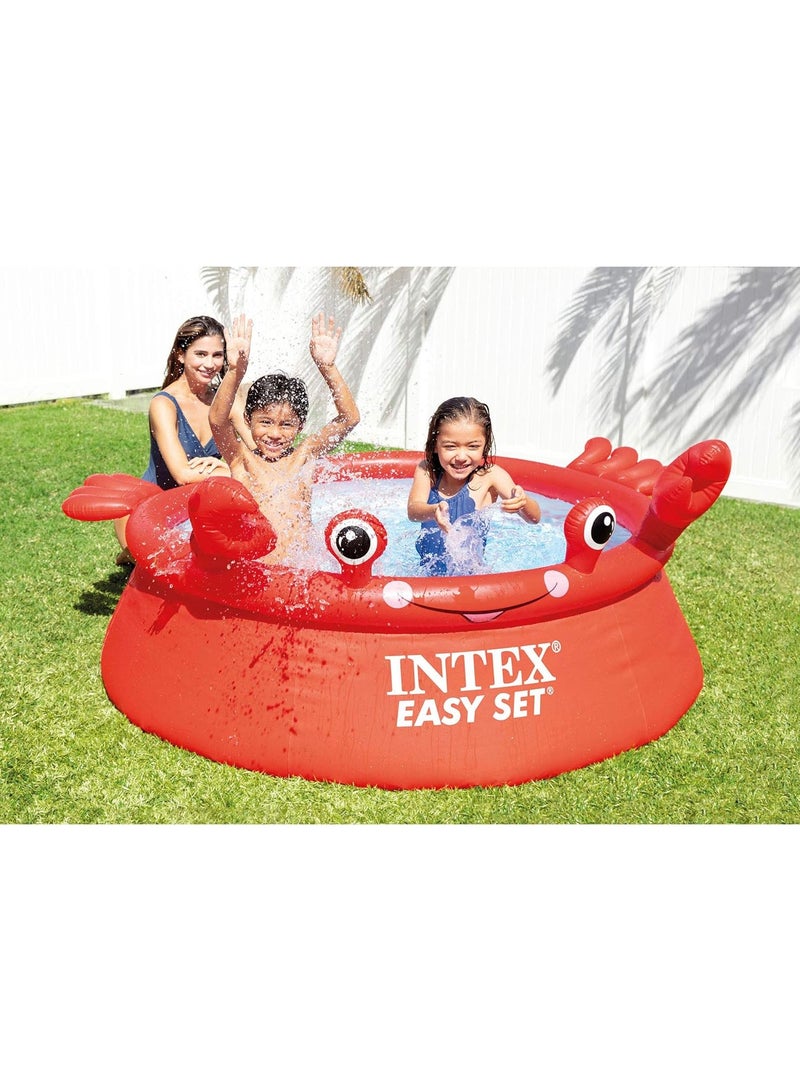 Intex - 6Ft X 20In Happy Crab Easy Set Pool