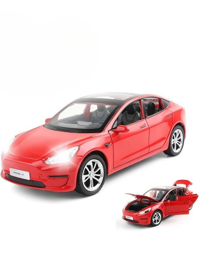 1:24 Scale Diecast Toy Vehicles for Kids,Car Model Toy Pull Back Alloy Car with Lights and Music,Gifts for Unisex Children