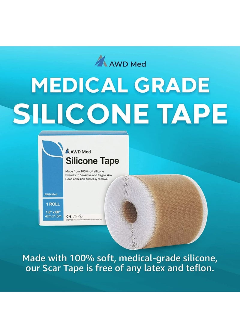 Silicone Scar Sheets Tape for Scar Removal 1 roll
