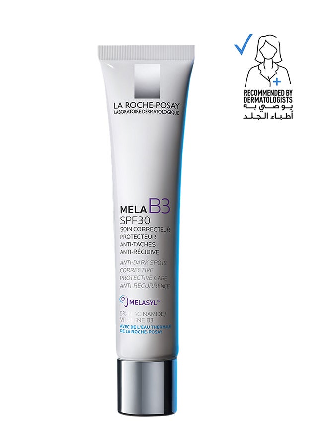 Mela B3 Anti-Dark Spots Concentrate Cream SPF30 With Niacinamide For All Skin Types 40Ml