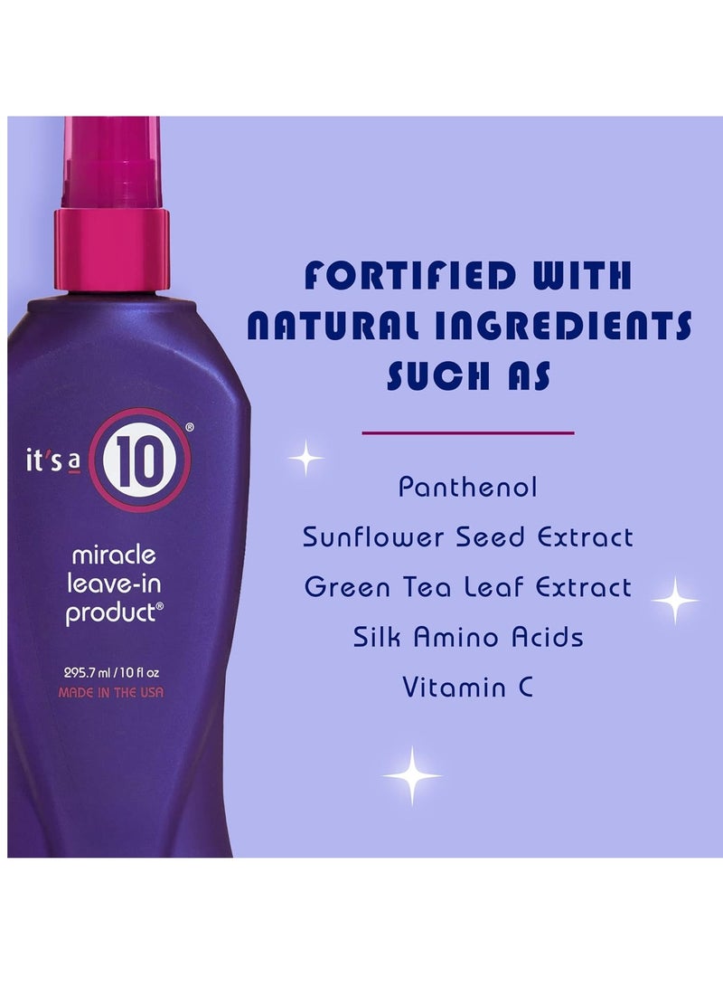 It's a 10 Haircare Miracle Leave-In product, 10 fl. oz.