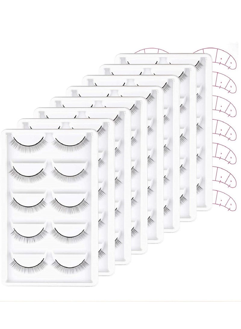 40 pairs of self-adhesive eyelash strips 70 pairs of eyelash stickers