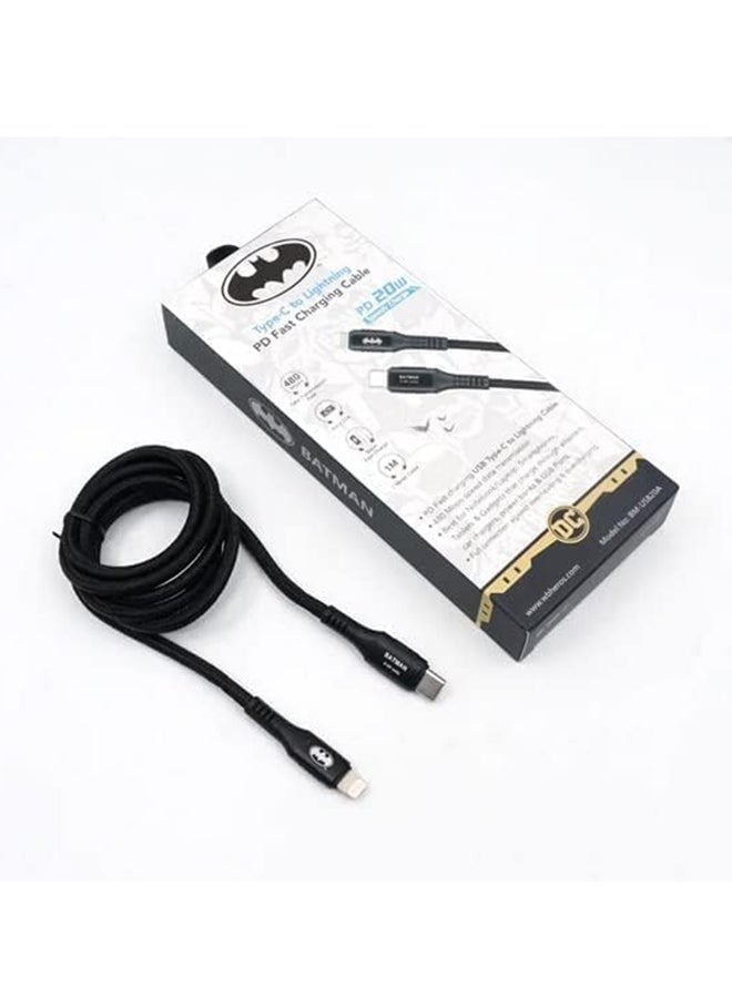 BATMAN 1 meter Type-C PD Fast Charging Cable