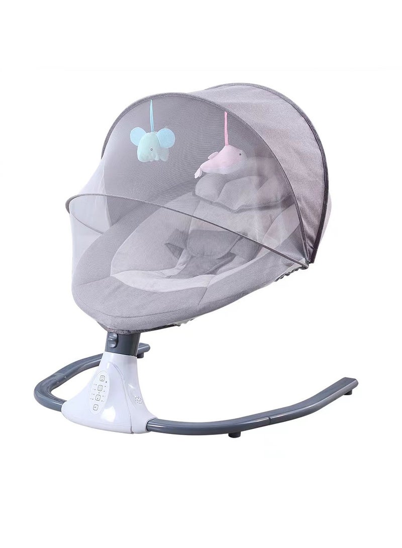 3 In 1 Deluxe Multi-Functional Baby Swing Bassinet With Integrated Mosquito Net