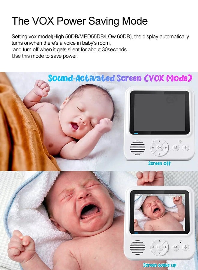 Baby Monitor Home Monitoring Child LCD Screen Wireless Baby Camera Monitor With Night Temperature Use