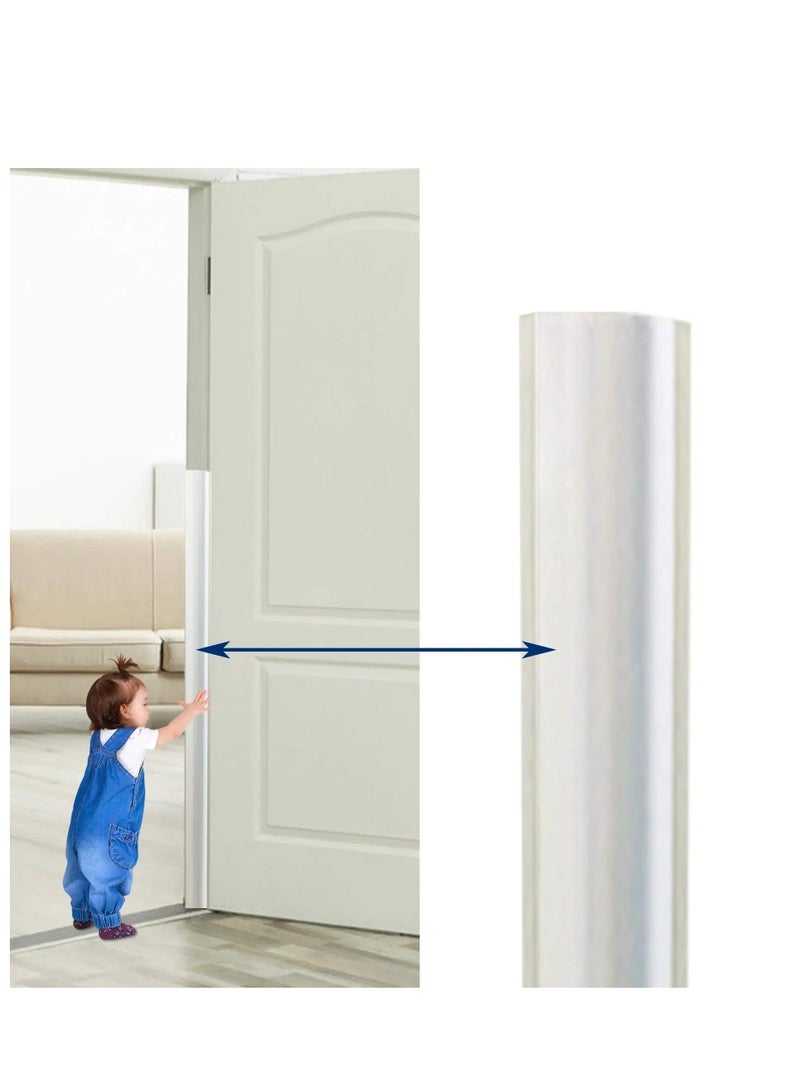Finger Clip Door Guard, Child Door Seam Anti-Pinch Hand Protection Strip Door Protector Baby Finger Clip Door Guard 90 Degree Plus 180 Degree Door Guard Set