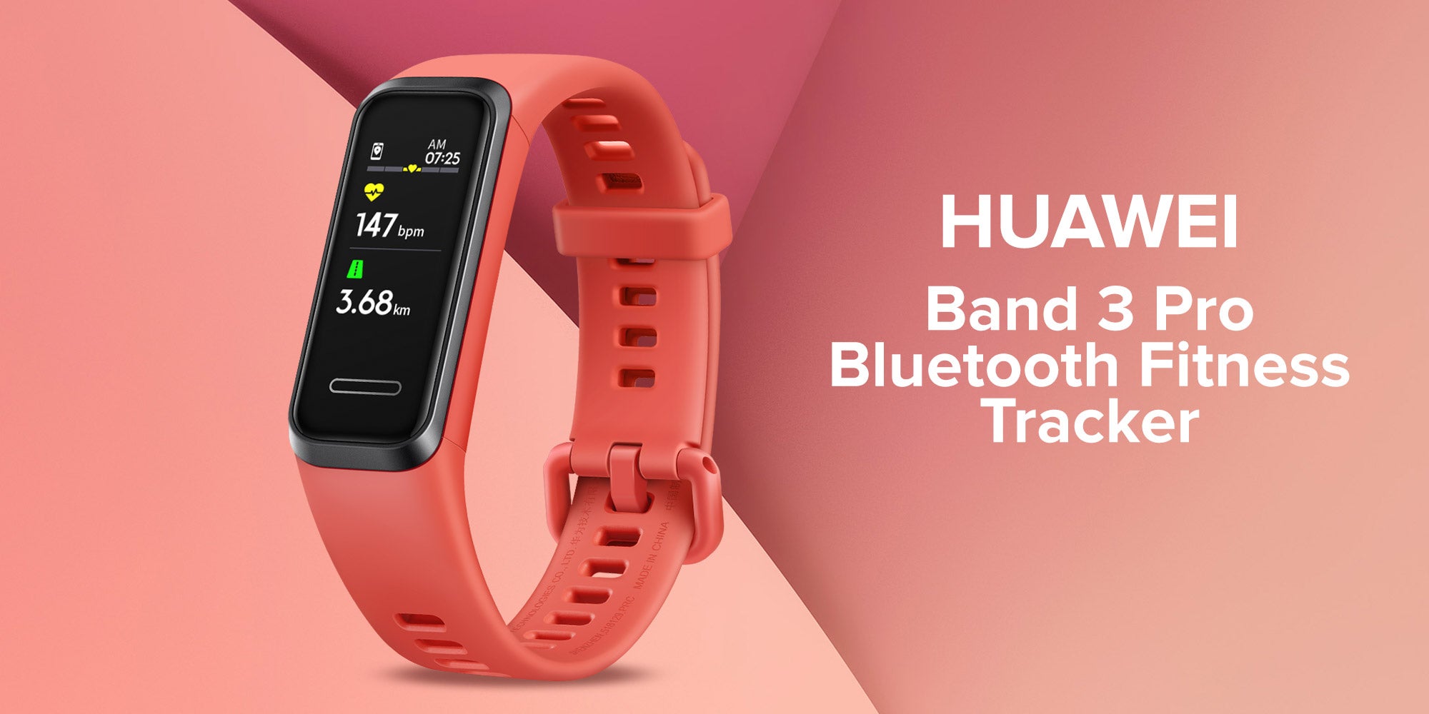 Band 3 Pro Bluetooth Fitness Tracker Orange