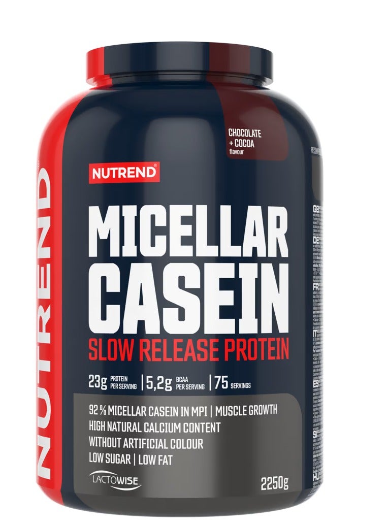 Nutrend Micellar Casein 2250g Chocolate+Cocoa Flavor 50 Serving