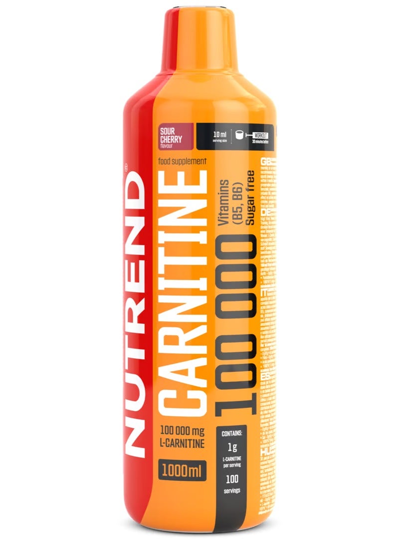 Nutrend Carnitine 100,000 mg, Sour Cherry Flavor 100 Serving