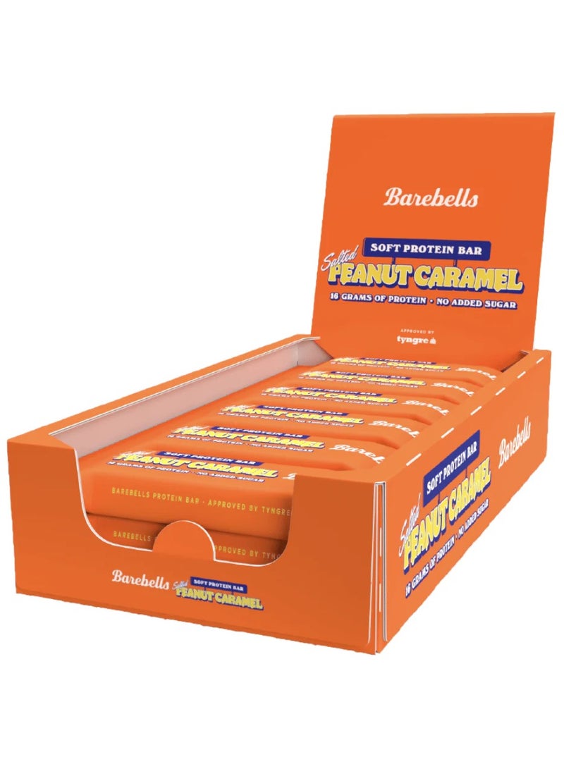 Barebells Protein Bar, Salted Peanut Caramel, 55g Pack of 12