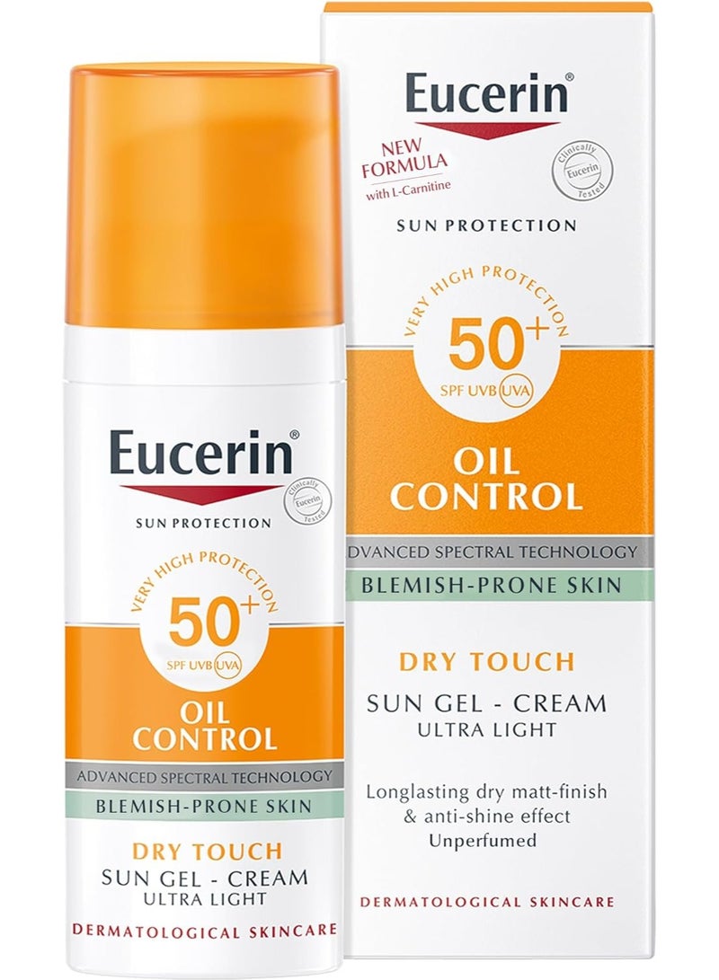 Oil Control Sun Gel-Cream Ultra Light SPF 50+ Dry Touch 50ml