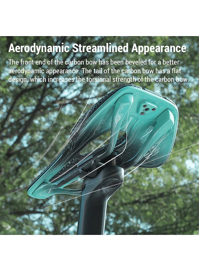 Carbon Fiber 3D Printed Bicycle Saddle Breathable Bike Saddle Ultralight Road Bike Seat