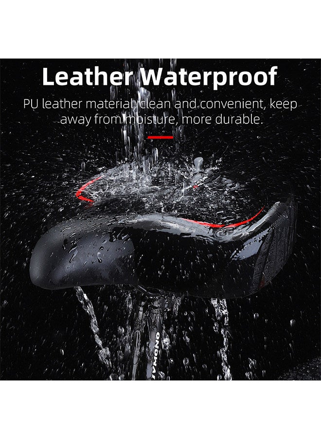 Thickened High Elasticity Bike Saddle Soft Waterproof PU Pad Road Bicycle Seats Comfort Breathable AntiSlip Cycling Cushion