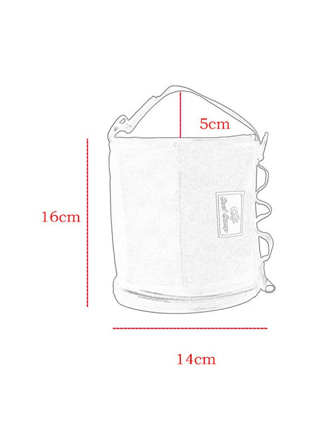 Outdoor Roll Paper Bag Hanging Toilet Paper Holder Multi-functional Tissue Holder for Camping Hiking