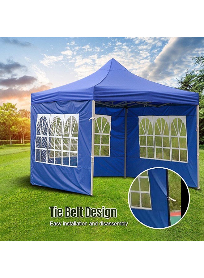 Tent Curtain with Window Tent Sidewall For Outdoor Activities Champing Waterproof Wear-Resistant UV Resistant Removable Canopy Sidewalls