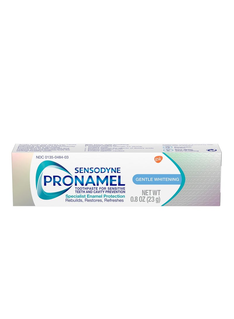 Sensodyne Pronamel Gentle Whitening Alpine Breeze Toothpaste - 0.8 ounce -Travel Size