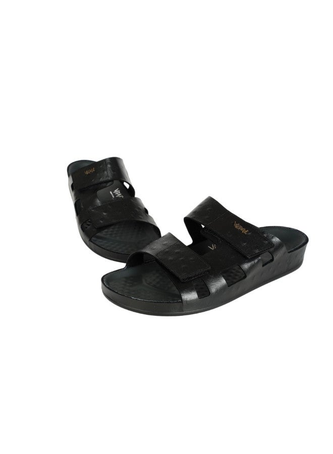 148-1108 Vital Mens Vital - Synth. Strauss Sandals 09133SY Black