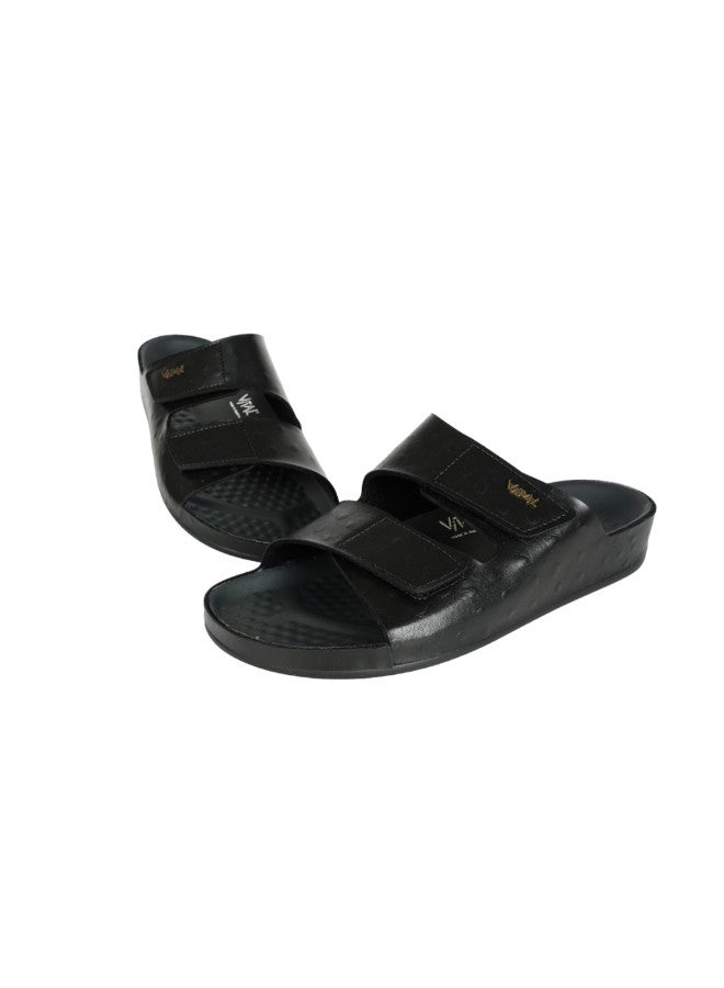 148-1118 Vital Mens Vital S - Synth/Strauss Sandals 0938SY Black