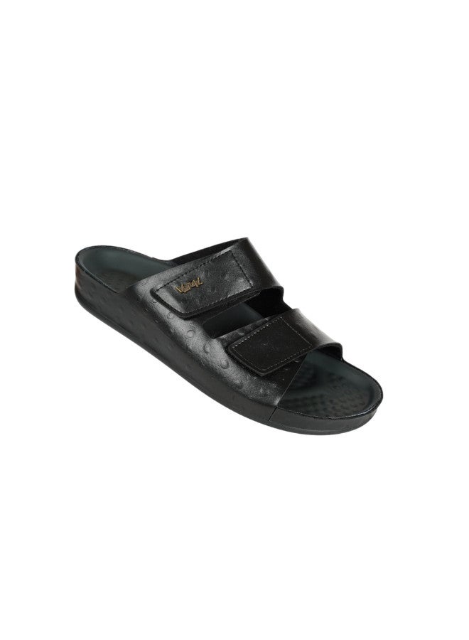 148-1118 Vital Mens Vital S - Synth/Strauss Sandals 0938SY Black