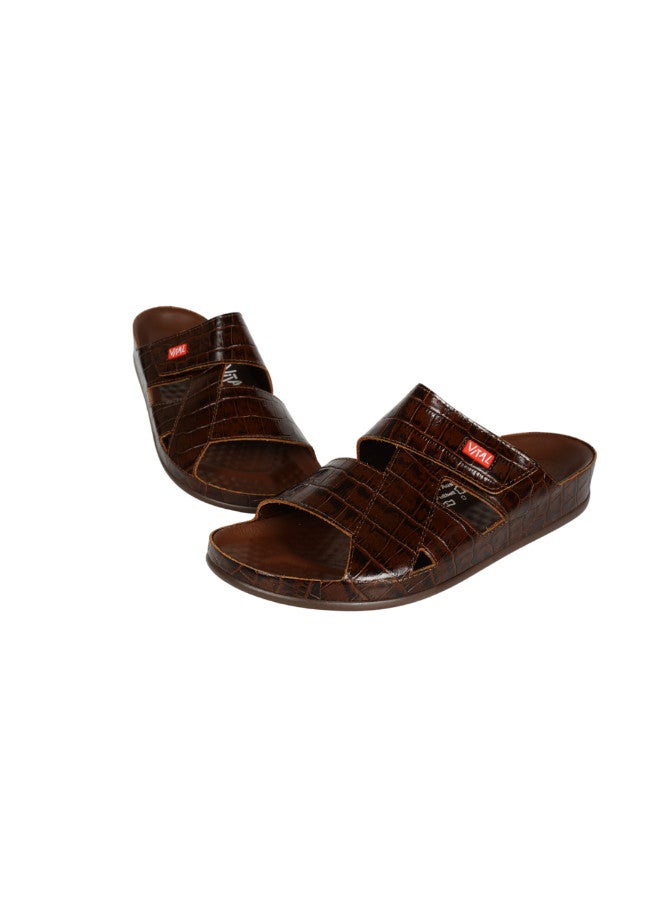 148-1111 Vital Mens Vital - Cairo Sandals 0922B Brown