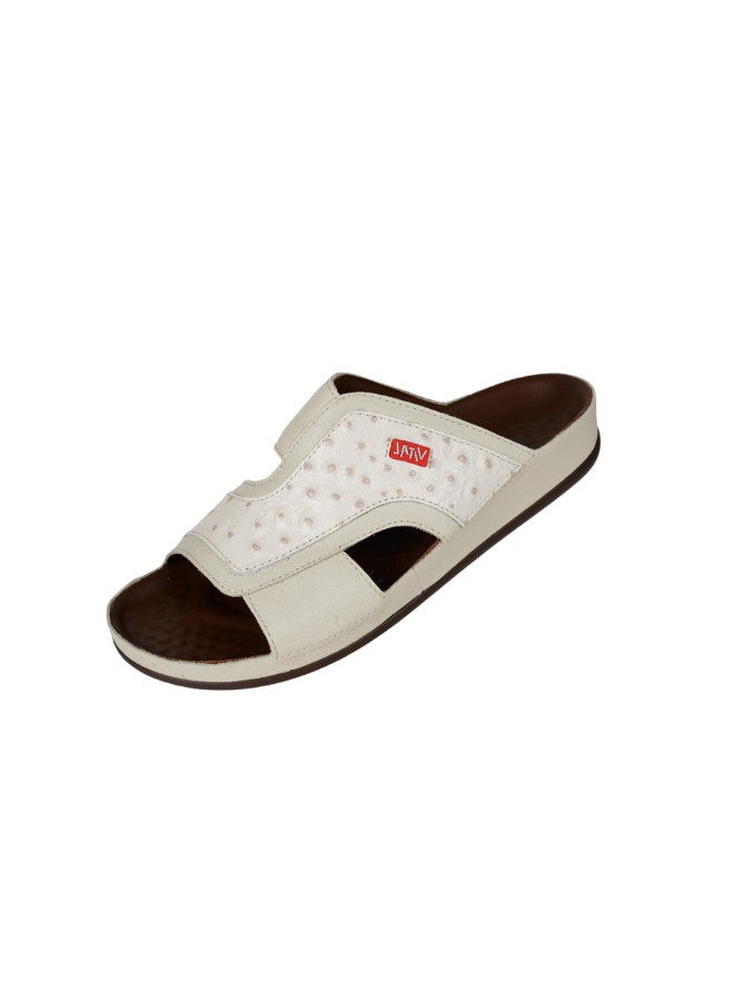 148-1096 Vital Mens Vital - Nappa/Thomas Sandals 09114B Cream