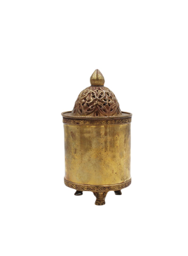 Handmade Arabic Traditional Brass Sugar Pot 15 cm