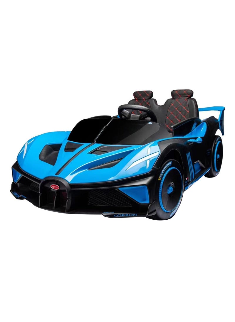 Lovely Baby Battery Operated Power Riding Car LB 806EL for Kids - Ride on Vehicle - Remote-Control - Music & Lights - Sit & Drive Gift Car - Age 2-6 Yrs - Blue