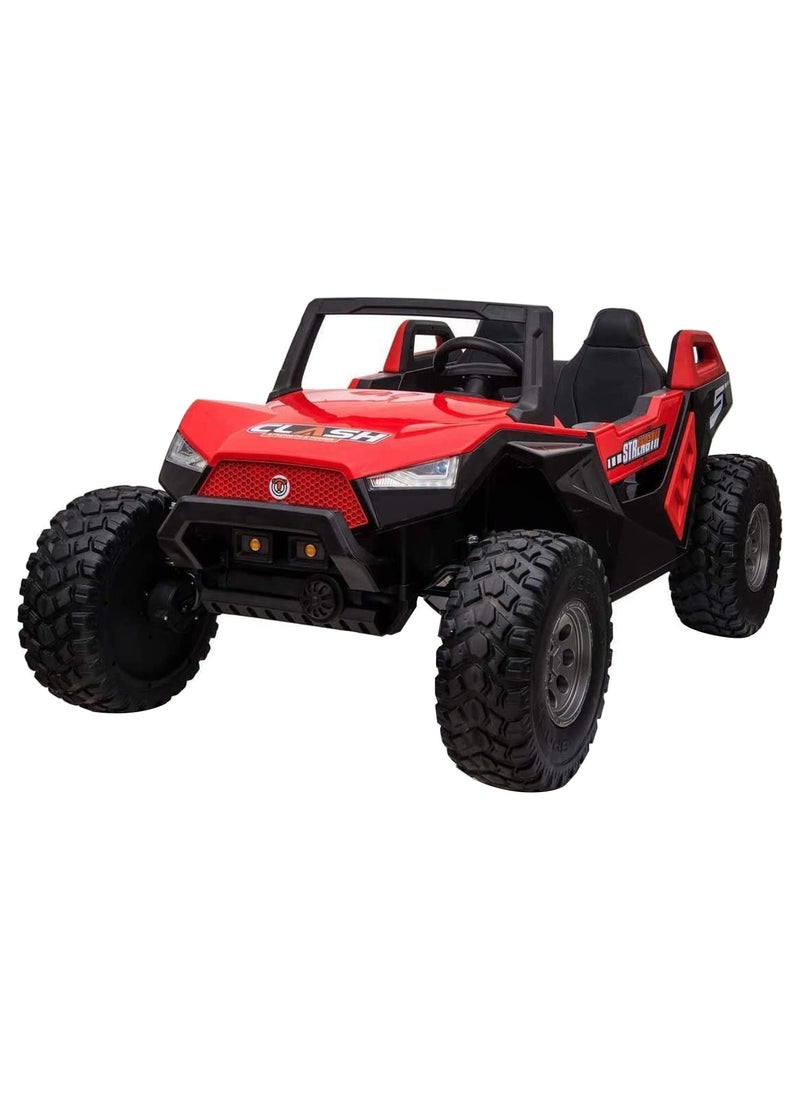 Lovely Baby Power Riding Jeep for Kids LB 1928EL - Battery Operated Sit Drive Car with Remote Control - Light & Music - 4x4 Toddler Electric Vehicle Toy - Gift Ride-On Car 1-8 Yrs - Red