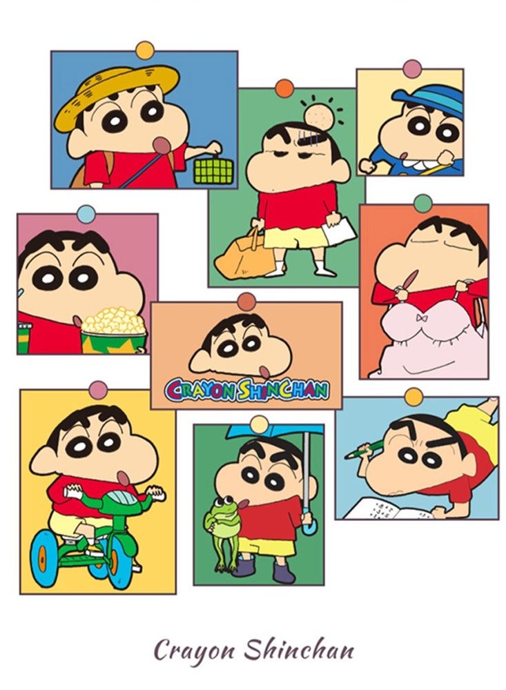 Crayon Shin-chan Blind Box Daily Series Toy Trendy Figures Animation Trendy Toy Gift 8-piece Set