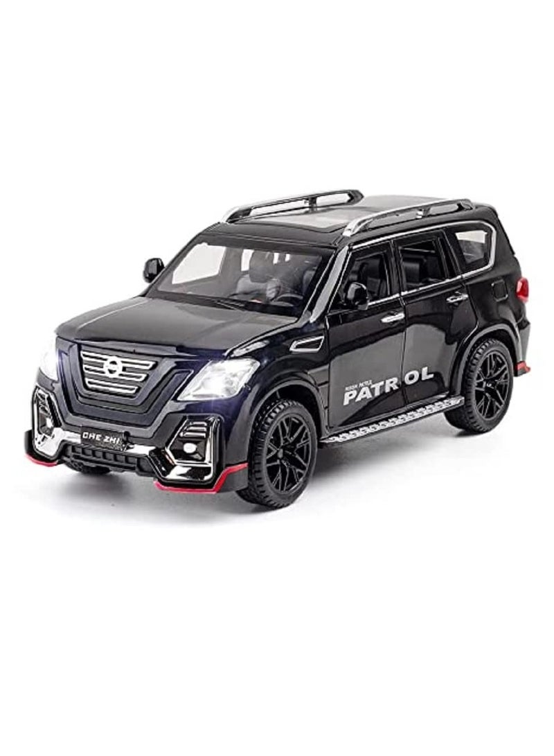 1:24 Scale Patrol Die-Cast Car Pull Back,Openable Doors,Light & Music Perfect Gift for Unisex Children