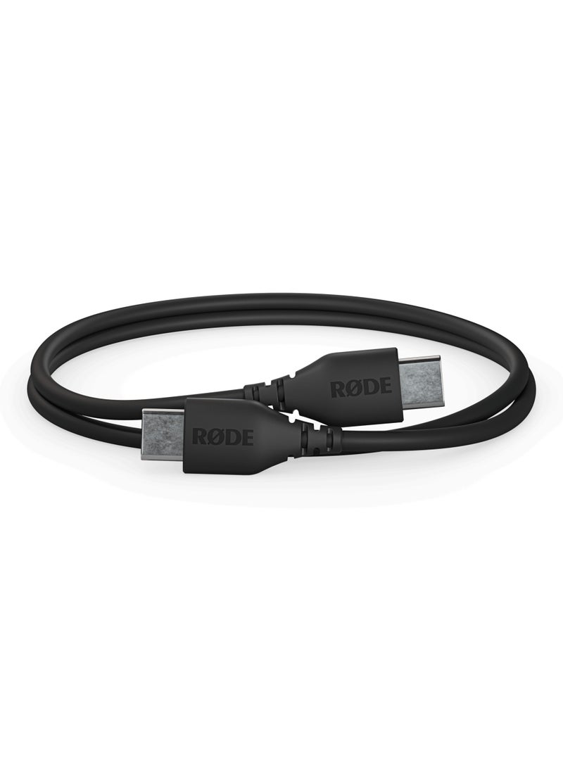 0.3m Usb C To Usb C Cable SC22 Black